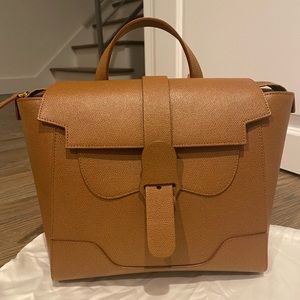 Like-New Senreve Midi Maestra, Chestnut w/ Gold HW